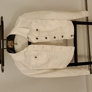 Celebrity Pink white Jean jacket size Small